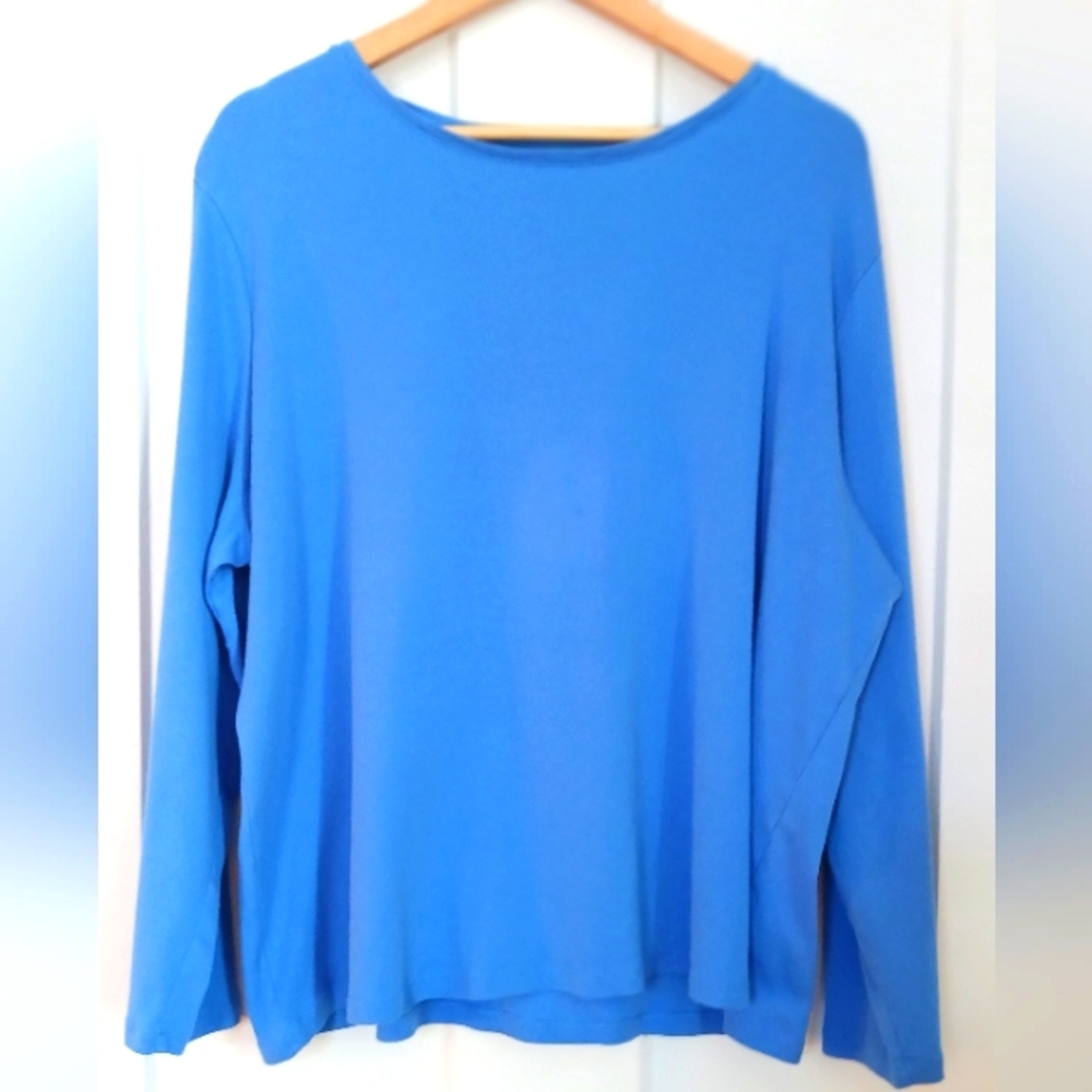 Talbots Scoop Neck L/S Shirt